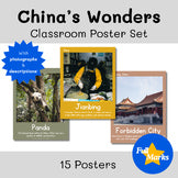Chinese Cultural Wonders Posters, China History, Language, Geography Boho Decor