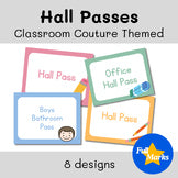 Classroom Couture Mini Hall Passes, Printable Back to School Boho Management