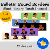 Black History Month Themed Bulletin Board Borders, Printable Boho Famous Decor