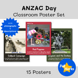 ANZAC Day History Posters Real Photos Boho Classroom Decor Australia New Zealand