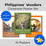 Philippines Real Photo Boho Posters, Global Studies Filipino Culture Class Decor