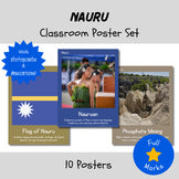 Nauru Class Poster Decor Geography Culture Oceania Pacific Islands Real Photos