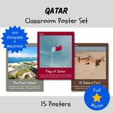 Qatar Posters Boho Cultural Real Photos Class Decor Middle East Geography Arabic