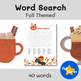DOLLAR DEAL Fall Themed Seasonal Word Search Activity, Early Finishers Busy Work