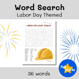 DOLLAR DEAL Labor Day Themed Word Search Activity, Early Finishers Puzzle