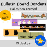 Halloween Themed Bulletin Board Borders, Printable Classroom Decor Fall