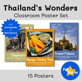 Thai Cultural Wonders Posters, Thailand History, Language, Geography Boho Modern