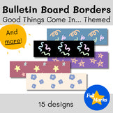 Good Things Come In... Bulletin Board Borders, Pastel Boho Back to School Decor