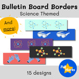 Science Themed Bulletin Board Borders Lab Biology Chemistry Printable Decor Boho