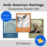 Arab American History Month Posters Real Photo Classroom Decor Boho Modern April
