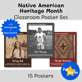 Native American Heritage Month Posters, Real Photos Boho Modern November Decor