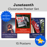 Juneteenth Classroom Posters Real Photos Modern Boho Decor June History Holiday