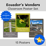 Ecuador Real Photos Posters Culture Class Decor Geography South America Spanish