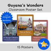 Guyana Real Photo Posters Boho Social Studies South America Geography Spanish