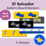 El Salvador Bulletin Board Borders Mini Pack Boho Central America Spanish Decor