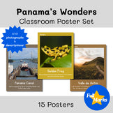 Panama Real Photo Poster Set Modern Boho Country Culture Central America Spanish