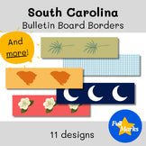 South Carolina Bulletin Board Borders, Boho Modern Printable Class Decor US Geo
