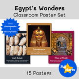 Egypt Posters, Boho Cultural Real Photos Decor Middle East Geography Word Wall