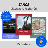 Samoa Posters Class Decor Geography Culture Oceania Pacific Islands Real Photos